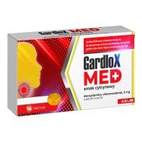 GardloX Med smak cytrynowy pastyl.twarde 3