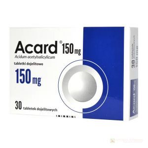 Acard 150mg tab.dojelit. 0,15g 30tabl.