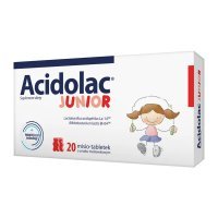 Acidolac Junior smak truskaw.x 20 tabl