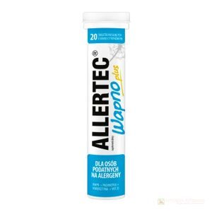 Allertec wapno plus tabl.mus. 20 tabl.