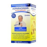 Asparaginian Extra PREMIUM forte kaps. 30k