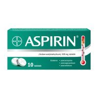 Aspirin tabl. 0,5 g 10 tabl.INPHARM