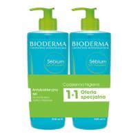 BIODERMA SEBIUM GEL MOUSSANT Zestaw Antyba