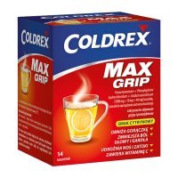 Coldrex MaxGrip (sm. cytryn.) prosz. 14 sz