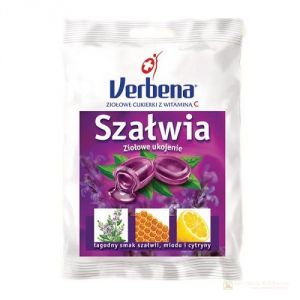 Cukierki Verbena, szałwia z witaminą C