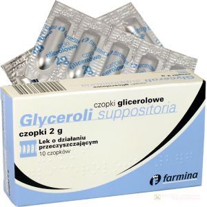 Czopki glicerolowe 2 g x 10 czopków