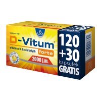 D-Vitum forte 2000 j.m. kaps. 150 kaps.