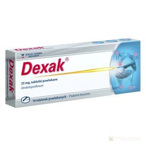 Dexak 25 mg x 10 tab.