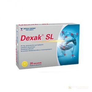 Dexak SL 25 mg x 20 sasz.