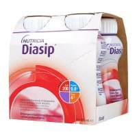 Diasip o sm. truskawkowym 4 szt. po 200ml