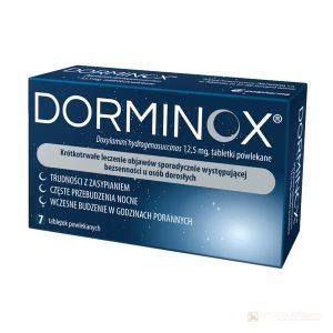 Dorminox tabl.powl. 0,0125 g 7 tabl.