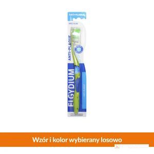 Elgydium Anti-Plaque, szczoteczka do zębów, medium