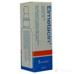 Elmetacin 10 mg, aerozol 50 ml