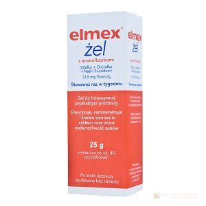 Elmex, żel do fluoryzacji 25 g