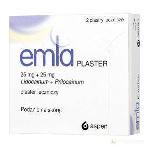 Emla Plaster 0,025g+0,025g 2 plast