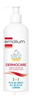 EMOLIUM Dermocare 3w1 Płyn/żel/szampon 400