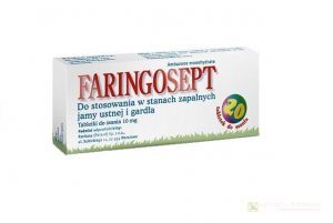 Faringosept 10 mg x 20 tab.