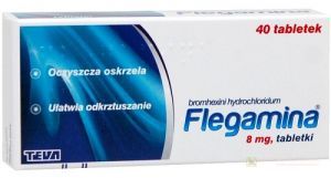 Flegamina 8 mg x 40 tab.