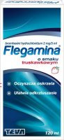 Flegamina o smaku truskawkowym, syrop 120 ml