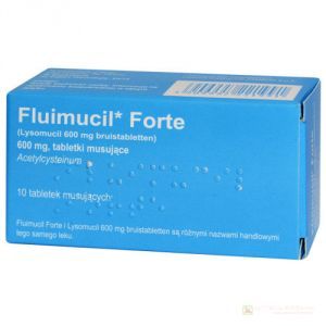 Fluimucil 600 mg x 10 tab.