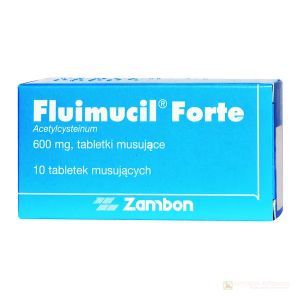 Fluimucil 0,6 g 10 tabl.musuj. DELFARMA