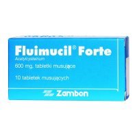 Fluimucil 0,6 g 10 tabl.musuj. DELFARMA