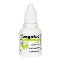 Fungotac, krople do uszu 20 ml