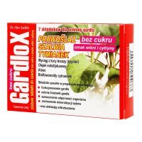 Gardlox Tabletki zioł. b/cukru wiśnia i cy