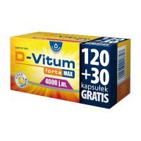 D-Vitum forte Max 4000 j.m. kaps. 150kaps.