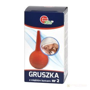 Gruszka z miękkim końcem nr 2 medyczna 1sz