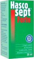Hascosept Forte, 3 mg/ml, aerozol do stosowania w jamie ustnej, 30 ml