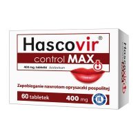 Hascovir control Max tabl. 0,4 g 60 tabl.