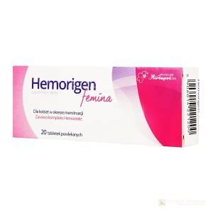 Hemorigen femina tabl.powl. 20 tabl.