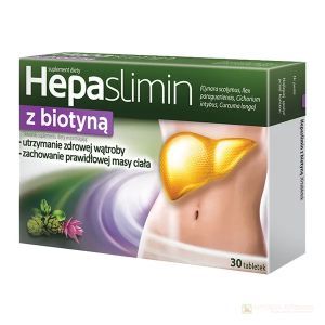 Hepaslimin z biotyną tabl. 30 tabl.