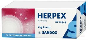 Herpex, krem 2 g