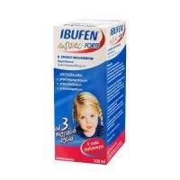 Ibufen Forte, dla dzieci, syrop o smaku malinowym 100 ml