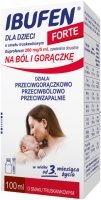 Ibufen Forte dla dzieci, zawiesina o smaku truskawkowym 100 ml