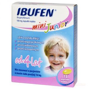 Ibufen Mini Junior 100 mg x 15 kaps.