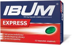 Ibum Express 400 mg x 12 kaps.