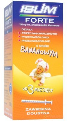 Ibum Forte, zawiesina  o smaku bananowym 100 ml