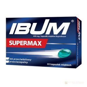 Ibum Supermax kaps.miękkie 0,6g 10kaps.(bl