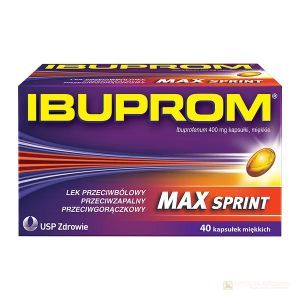 Ibuprom MAX Sprint kaps.miękkie 0,4g 40kap