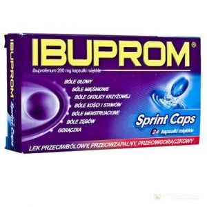 Ibuprom Sprint Caps 200 mg x 24 kaps.