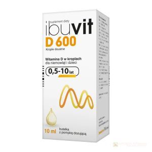 Ibuvit D 600 j.m, krople doustne 10 ml