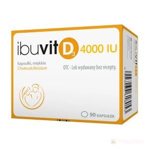 Ibuvit D3 4000 IU kaps.miękkie 4000I.U. 90