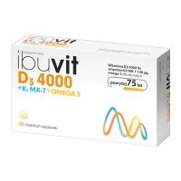 Ibuvit D3 4000 + K2 MK-7 Omega 30kaps.mięk