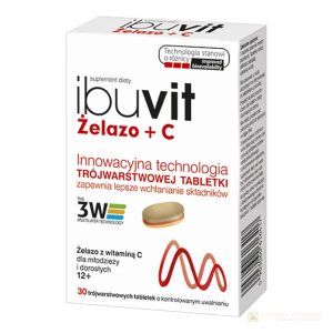 Ibuvit Żelazo + C tabl. 30 tabl.