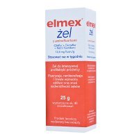 Elmex, żel do fluoryzacji 25 g