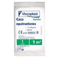 Gaza opatrunkowa, jałowa, 17-nitkowa, 1,0 m2