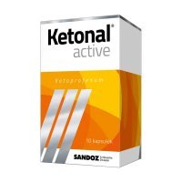 Ketonal Active kaps.twarde 0,05 g 10 kaps.